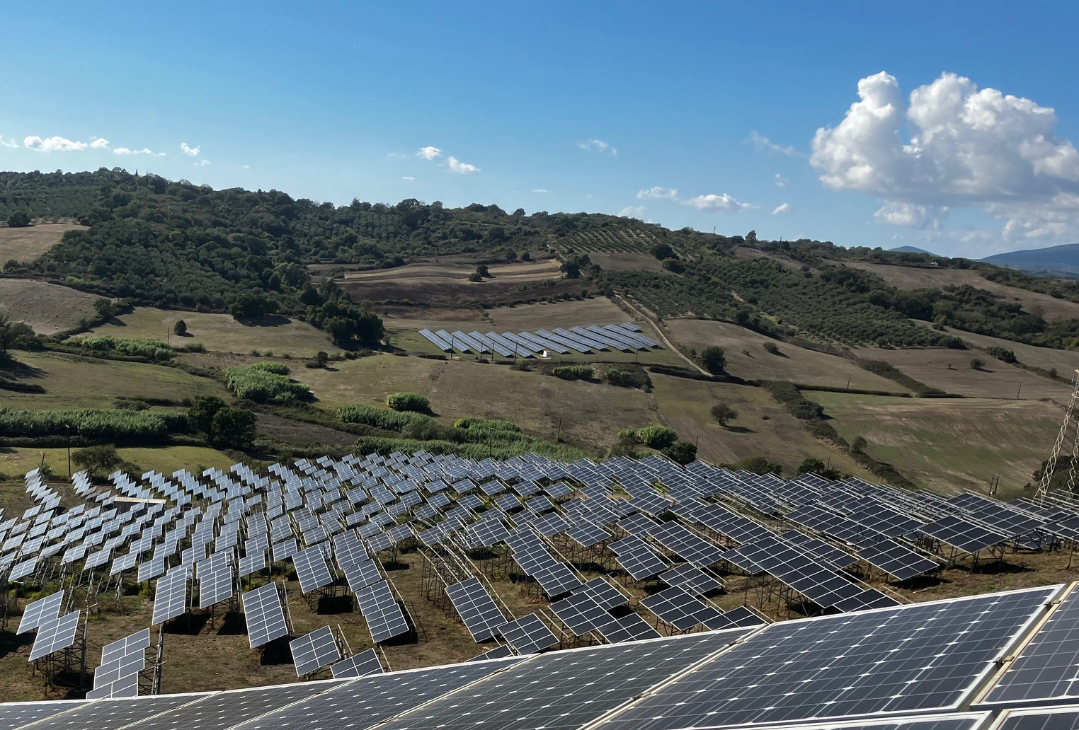 Ein Bild der Solaranlage Preveza